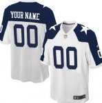 Dallas Cowboys Customized White Thanksgiving Limited Jersey