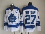 NHL Toronto Maple Leafs #27 Darryl Sittler white Throwback Stitc