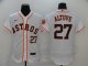 Men's Houston Astros #27 Jose Altuve New White 2020 Stitched Baseball Jersey