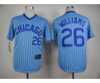 mlb jerseys chicago cubs #26 williams blue(white strip)[1969 m&n
