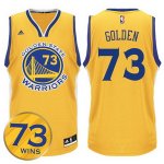 nba golden state warriors #73 wins yellow golden 2016 record breaking season basketball jerseys