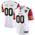 San Francisco 49ers White Red 75th Anniversary Football Jerseys