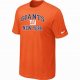 New York Giants T-shirts orange