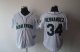 Baseball Jerseys seattle mariners #34 hernandez white