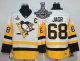 Men Pittsburgh Penguins #68 Jaromir Jagr White New Away 2017 Stanley Cup Finals Champions Stitched NHL Jersey