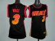women nba miami heat #3 wade black jerseys [limited edition]