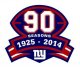 1925-2014 Season Patch sewn on all New York Giants jerseys