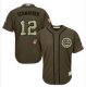 mlb majestic chicago cubs #12 kyle schwarber green salute to service jerseys