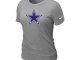 Women Dallas cowboys L.Grey T-Shirts