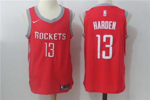 Men\'s NBA Houston Rockets #13 James Harden Nike Red Swingman Icon Edition Jersey