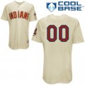 customize mlb cleveland indians jersey cream home cool base base
