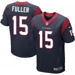 Men's Nike Houston Texans #15 Will Fuller Elite Navy Blue Team Color NFL Jersey