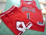 nba chicago bulls #1 rose red suit cheap jerseys [new fabrics]