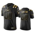 New England Patriots Custom Black Golden Limited Jersey