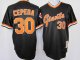 mlb san francisco giants #30 cepeda m&n black[orange number] TOP