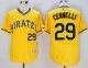 mlb pittsburgh pirates #29 francisco cervelli majestic gold flexbase authentic collection cooperstown jerseys