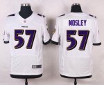 nike baltimore ravens #57 mosley white elite jerseys