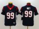 Youth NFL Houston Texans #99 J.J. Watt Nike Blue Vapor Untouchable Limited Jerseys