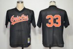 mlb baltimore orioles #33 murray m&n black 1988 jerseys