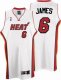 Kids Miami Heat #6 LeBron James white