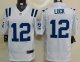 nike nfl indianapolis colts #12 luck white jerseys [nike limited