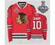 nhl chicago blackhawks #10 sharp red [2013 stanley cup]