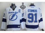 NHL Tampa Bay Lightning #91 Steven Stamkos White New Road 2015 S