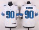 nike detroit lions #90 wright elite white jerseys
