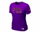 Women Houston Astros Purple Nike Short Sleeve Practice T-Shirt