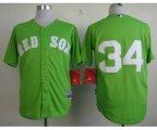 mlb boston red sox #34 ortiz green jerseys