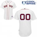 customize mlb boston red sox jersey white Home cool base basebal