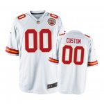 Kansas City Chiefs #00 Custom White Nike Game Jersey - Men's