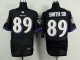 nike nfl baltimore ravens #89 smithsr black jerseys [new elite]