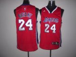 nba los angeles lakers #24 bryant red jerseys