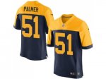 nike nfl green bay packers #51 nate palmer yellow and blue limited jerseys