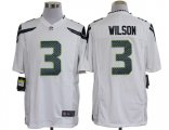 nike nfl seattle seahawks #3 wilson white jerseys [game]