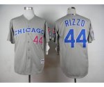 mlb jerseys chicago cubs #44 rizzo grey[m&n 1990]
