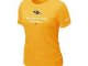 Women Baltimore Ravens yellow T-Shirt