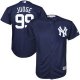 Men MLB New York Yankees #99 Aaron Judge Majestic Blue Cool Base Jerseys