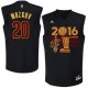 nba cleveland cavaliers #20 timofey mozgov adidas black 2016 nba finals champions jerseys
