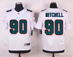 nike miami dolphins #90 mitchell white elite jerseys