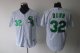 Baseball Jerseys chicago white sox #32 adam dunn white[green str