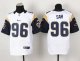 nike nfl st. louis rams #96 sam elite white jerseys