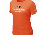 Women Baltimore Ravens orange T-Shirt