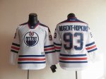 youth nhl edmonton oilers #93 nugent-hopkins white cheap jerseys