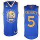 nba golden state warriors #5 marreese speights blue 2016 the finals hot printed jerseys
