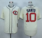 mlb jerseys Chicago Cubs #10 Santo Cream 1929 Turn Back The Cl