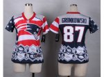 women nike new england patriots #87 Gronkowski Jerseys [Style No