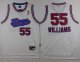 nba sacramento kings #55 jason williams white new throwback stitched jerseys
