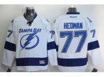 NHL Tampa Bay Lightning #77 Victor Hedman White Stitched jerseys